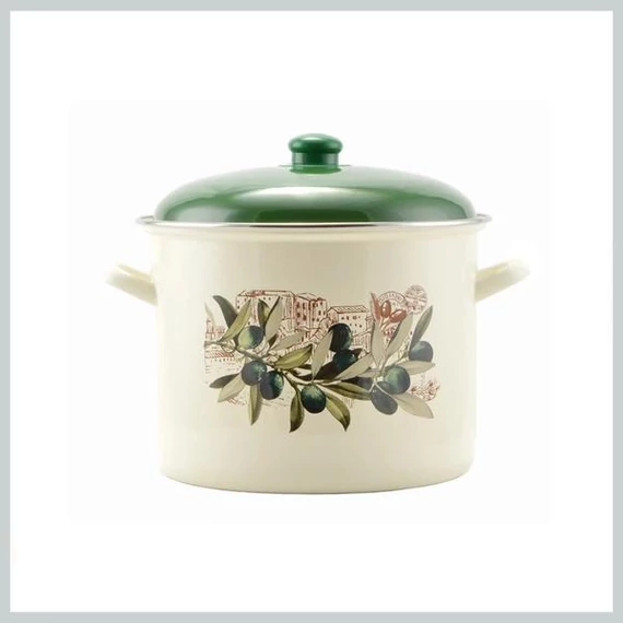 Pentola smaltata con coperchio Perfect Home 