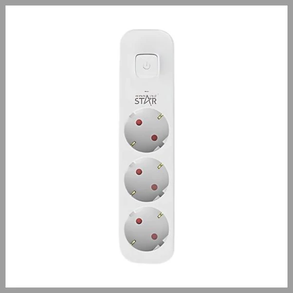 Multipresa Winning Star – 3 prese con interruttore – Modello ST-1013