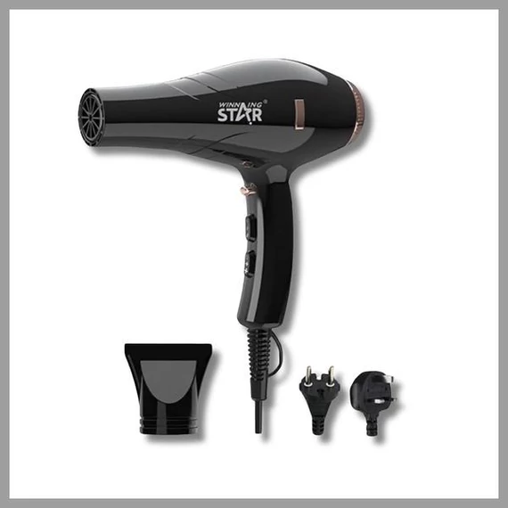 Asciugacapelli Winning Star – 2000W, 3 temperature e 2 velocità – Modello ST-5706