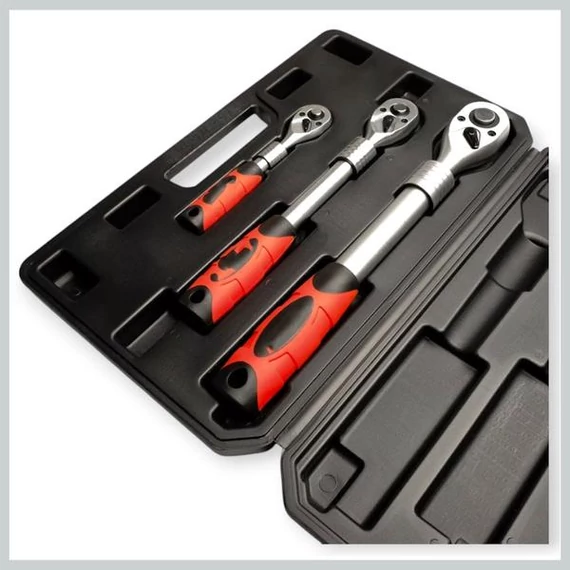 Set di Chiavi a Crickettone Telescopico Haina HA-2671 – 72 Denti – 1/4