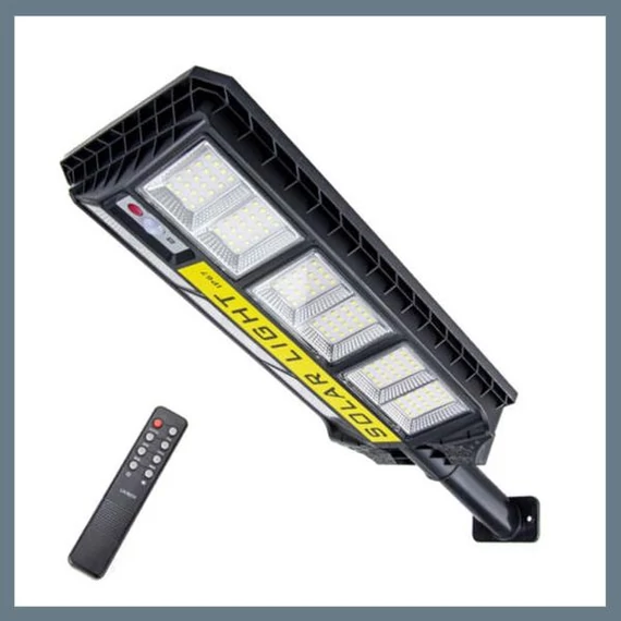 Lampada LED Solare da Esterno Worth Air 1200W con Pannello Solare Integrato e Telecomando – Modello KE22-704