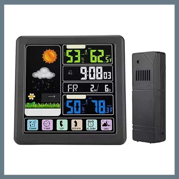 Stazione Meteo Wireless con Sveglia – Modello KE24-526