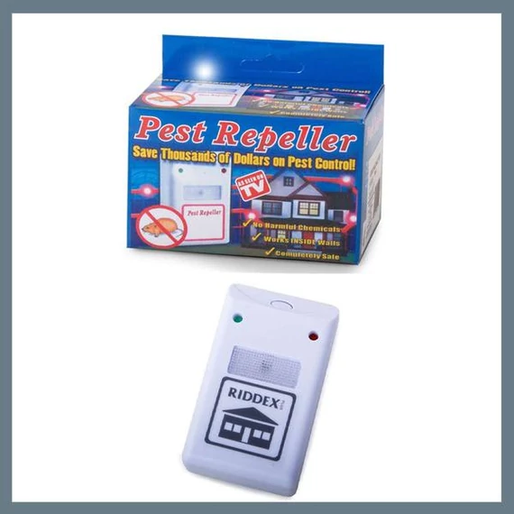Riddex Repellente Elettronico contro Topi, Ratti, Roditori e Insetti – Modello KE24-563