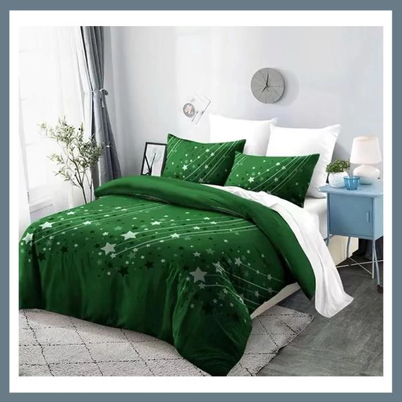 Set Biancheria da Letto Moon 7 Pezzi – Verde – Modello MOON4