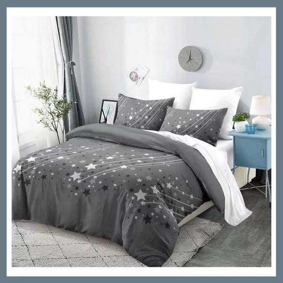 Set Biancheria da Letto Moon 7 Pezzi – Grigio – Modello MOON5