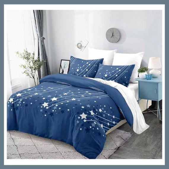 Set Biancheria da Letto Moon 7 Pezzi – Blu – Modello MOON6