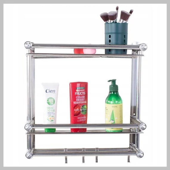 Mensola da bagno a parete a 2 livelli – 01794