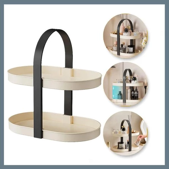 Mensola portaoggetti elegante a 2 livelli – CB57