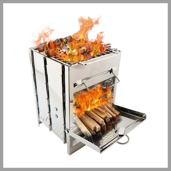 Barbecue a carbone pieghevole 
