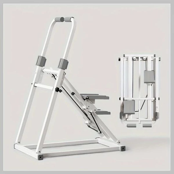 Stepper verticale pieghevole regolabile per uso domestico – colore bianco – EV1979728
