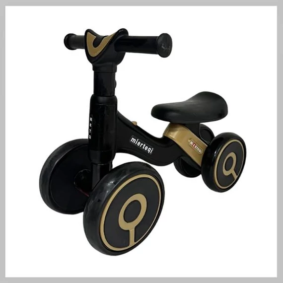 Bicicletta senza pedali a quattro ruote per bambini – Miertaqi nera ML1078084-2