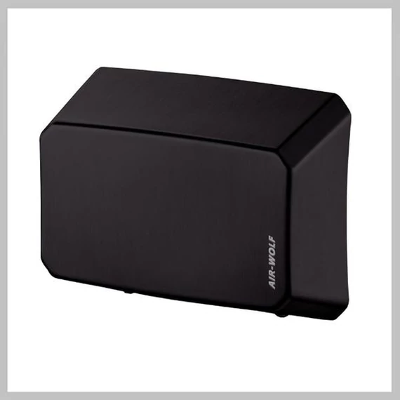 Asciugamani automatico AIR-WOLF in acciaio inox nero 10-032 – 1000 W, IP24, Serie B