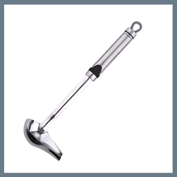Cucchiaio per salse in acciaio inox Bergner BG-3234 – 20,5 cm