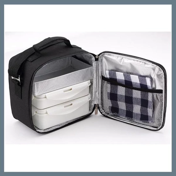 Borsa termica porta pranzo Bergner nera BG-3652-BK