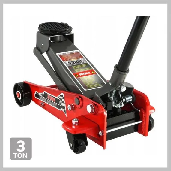 Cric a carrello idraulico a basso profilo RANGERS RS-4084 – 3 tonnellate, 140–475 mm