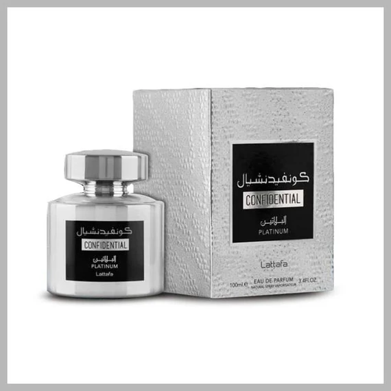 Lattafa Confidential Platinum – Eau de Parfum da uomo 100 ml 143368
