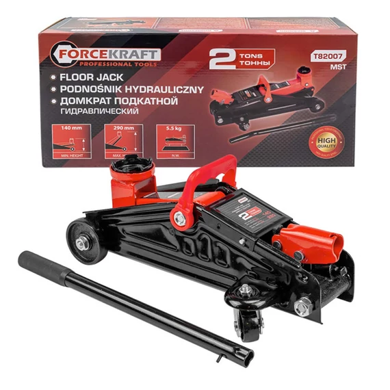 FORCEKRAFT Cric Idraulico a Carrello 2T – T82007