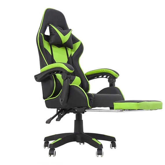Procart G2 PRO Sedia da Gaming Verde con Poggiapiedi – Comfort Ergonomico e Stile Deciso G2PRO