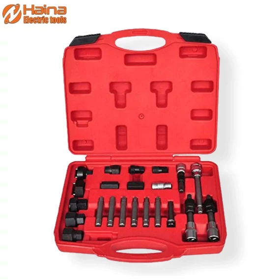 KrafTech Kit per Smontaggio Frizione Alternatore – 22 pezzi HA-1376