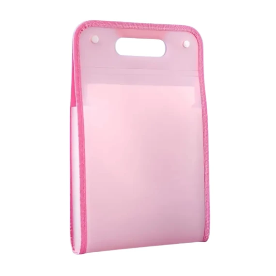 Cartella Portadocumenti A4 Portatile – 13 Scomparti, Rosa – AV1790204-2