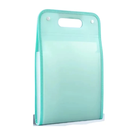 Cartella Portadocumenti A4 Portatile – 13 Scomparti, Verde – AV1790204-3
