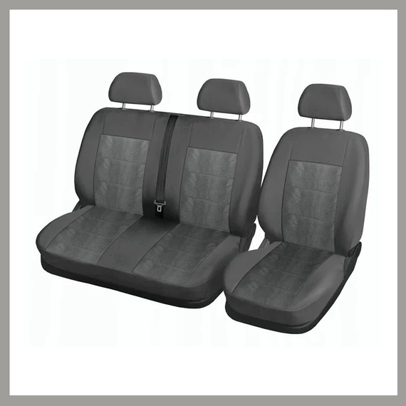 Set Coprisedili 1+2 per VAN – Motivo Carbonio 31696