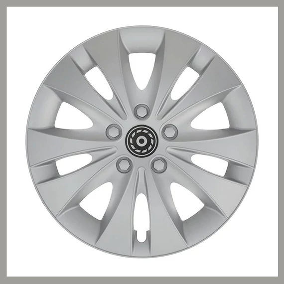 Copricerchio CC24 (Storm) 14 Pollici – Nero/Argento (1 Pezzo) 32494
