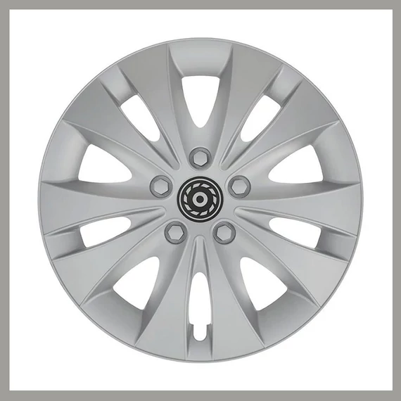 Copricerchio CC24 (Storm) 16 Pollici – Nero/Argento (1 Pezzo) 32496