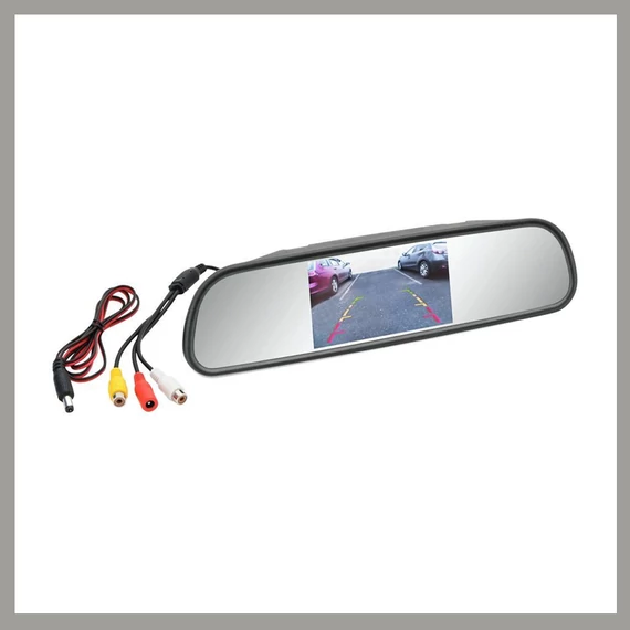 Specchietto Retrovisore con Display per Retromarcia – Monitor LCD Integrato da 4.3 Pollici 33398