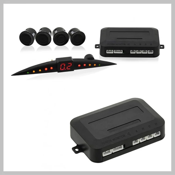 Sistema di Sensori di Parcheggio – 4 Sensori, Display LED 33602