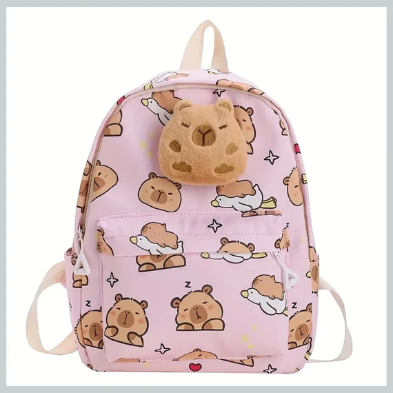 Zainetto per Bambini con Orsetto Peluche – Rosa – YJ902173-2