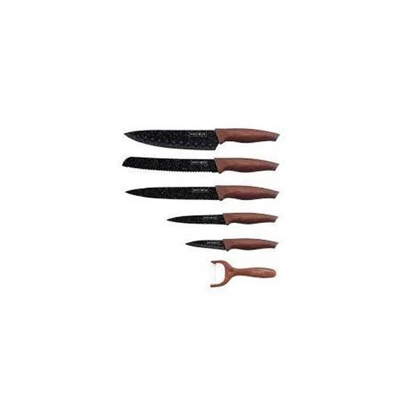Royalty Line Set di 5 Coltelli con Rivestimento in Ceramica RL-WD5D – 1 set