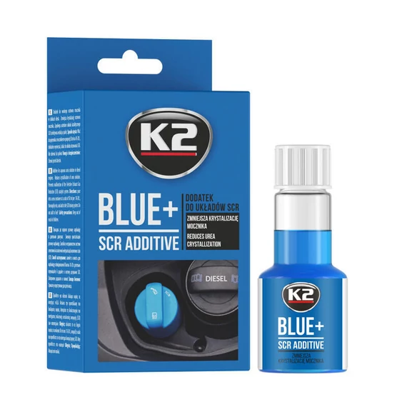 K2 Blue+ SCR Additive – Additivo per AdBlue, 50 ml T328