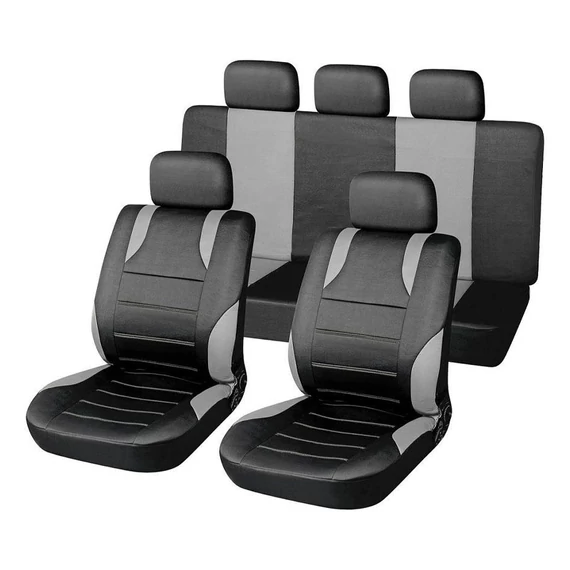 SPORT AIRBAG set coprisedili – 9 pezzi, grigio 31674