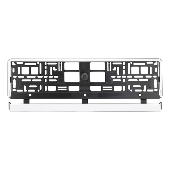 Portatarga – base nera con striscia bianca 91570