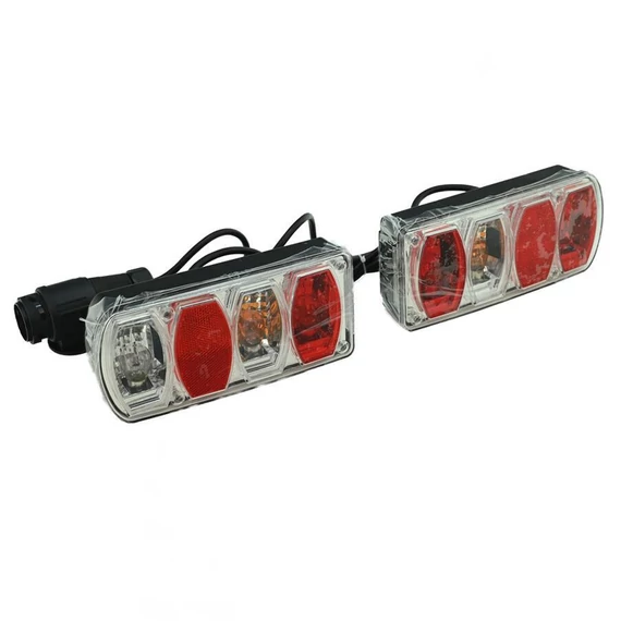 Set di illuminazione di ricambio – Per portabici E-Bike, modelli 02120 / 02125 / 02126 (92022)