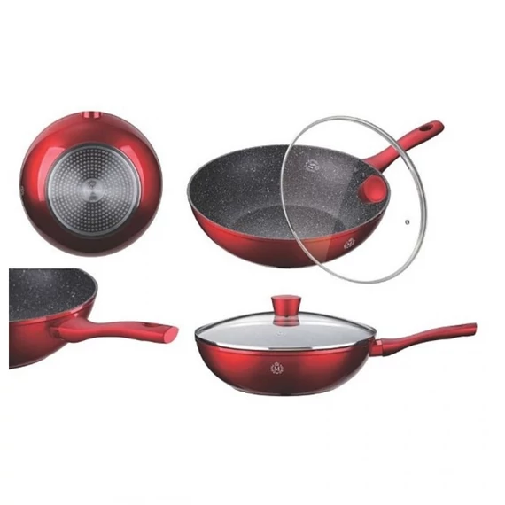 Bachmayer Wok 30 cm con coperchio BM-1030-30