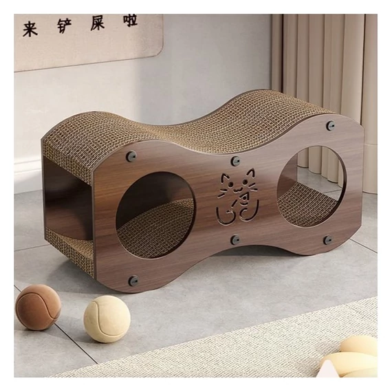 Casetta per gatti 2 in 1 – Letto e tiragraffi KOT24