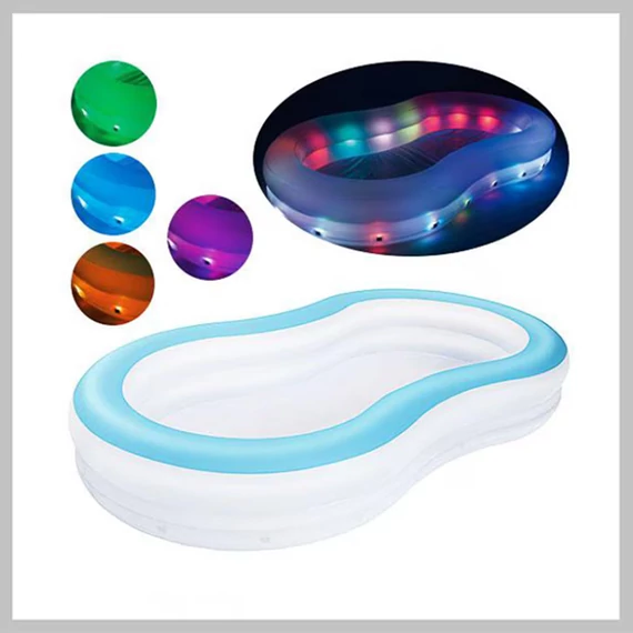 Aqua Glow – Piscina gonfiabile con luci LED 54135