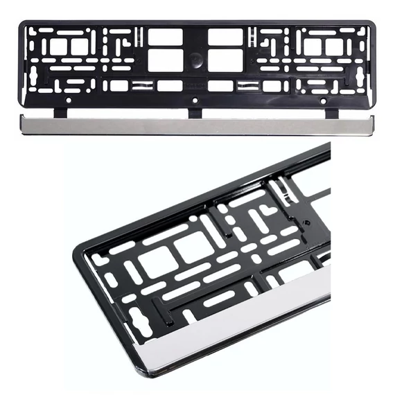 Portatarga VIO CHROME-BLACK CAR am61517