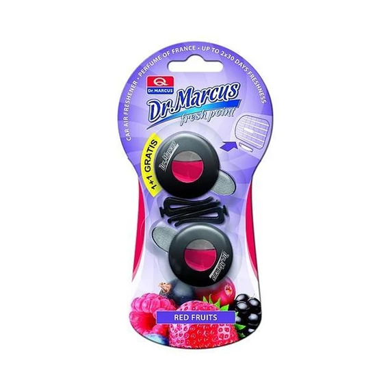 Deodorante per auto – FRESH POINT 1+1 Profumo di frutti rossi amDM537