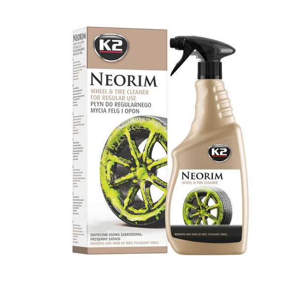 K2 GOLD NEORIM – 700 ml – Detergente per cerchi e pneumatici amG177