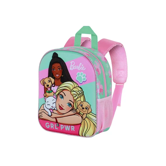 Zainetto per bambini Barbie “GRL PWR” – Con motivo animale, formato asilo 08203