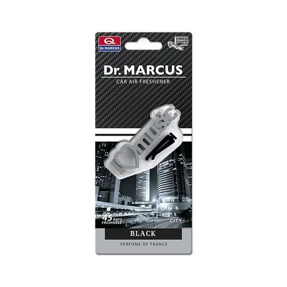 Profumatore per auto Dr. MARCUS – CITY Black amDM457