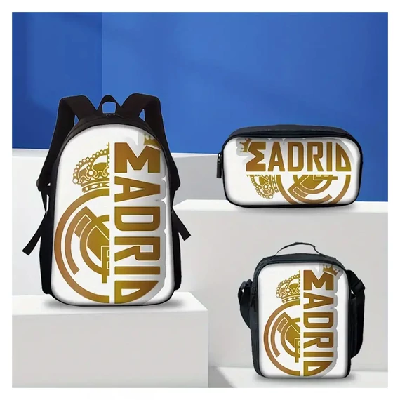 Set zaino 3 pezzi Real Madrid con stampa ufficiale – PX4913363