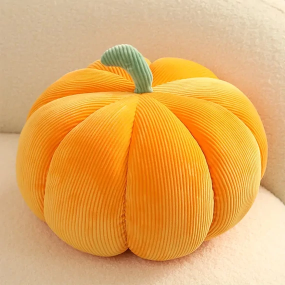 Cuscino decorativo a forma di zucca 3D – arancione 20 cm XC2838529-n
