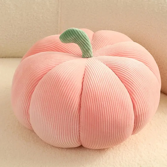 Cuscino decorativo a forma di zucca 3D – rosa 20 cm XC2838529-r