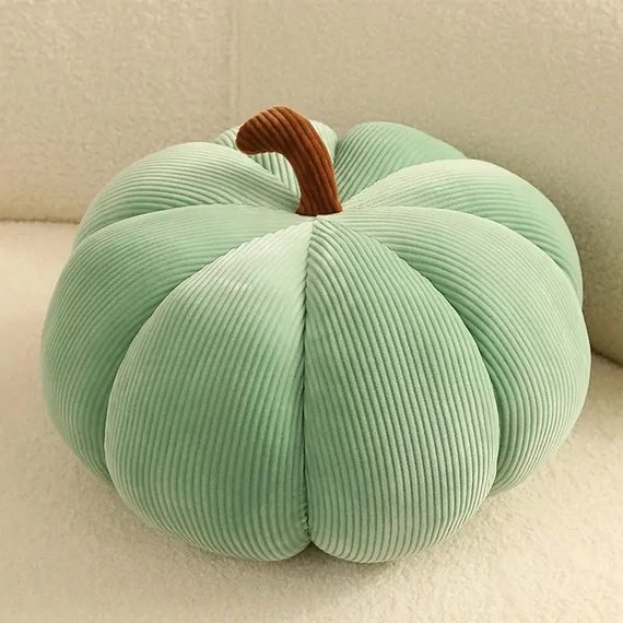 Cuscino decorativo a forma di zucca 3D – verde chiaro 20 cm XC2838529-z
