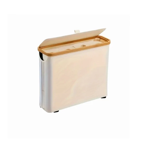 Cesto portaoggetti pieghevole – DK713849B, tessuto beige, 44,5 x 15,3 x 36,5 cm