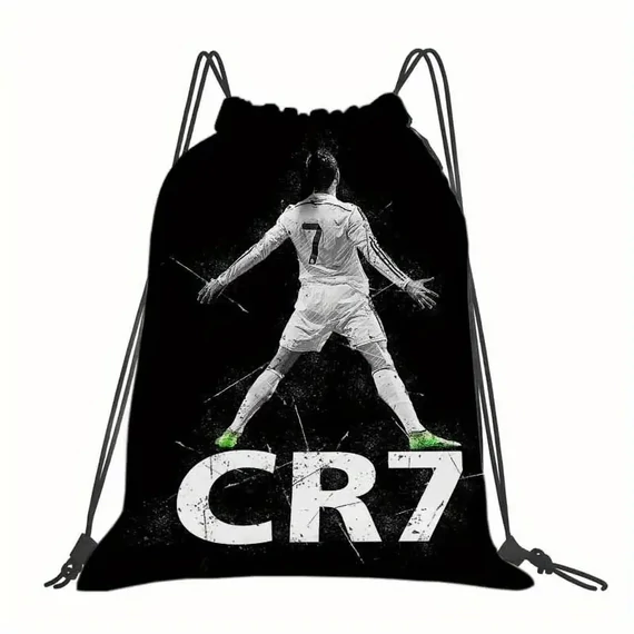 Sacca sportiva con stampa CR7 – materiale Oxford Softshell di alta qualità HT3934792